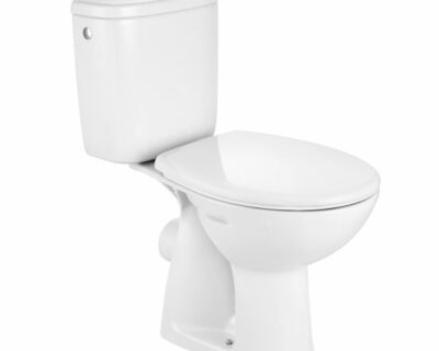 WC monoblok, WC monoblok, vodokotlić sa mehanizmom za dvostruko ispiranje 6/3 l, bočnim dovodom vode i WC daskom